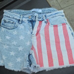 Judy Blue Women's Patriotic Denim Shorts
